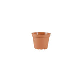 Flowerpot round, diameter 12cm, height 9cm, volume 0.7L - soft plastic 100 pieces